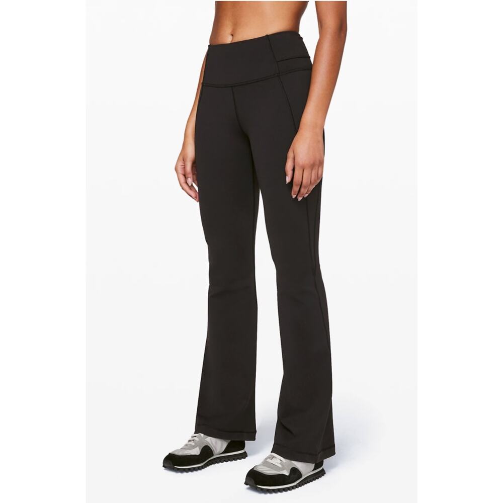 Lululemon Groove Pant Flare 32” Luxtreme Black Size 6 Yoga Pants
